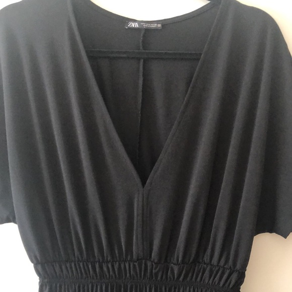 Zara v-neck midi dress - Picture 4 of 6
